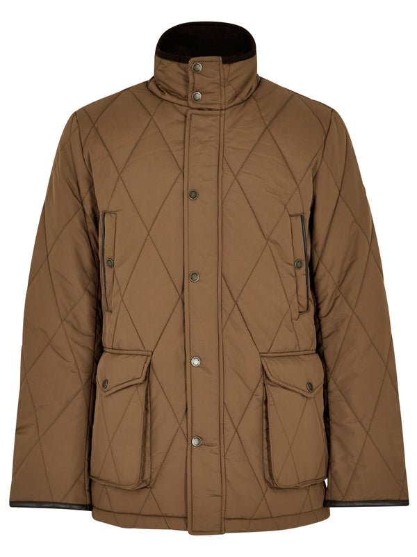 Dubarry Men's Farmley Quilted Jacket in Bronze