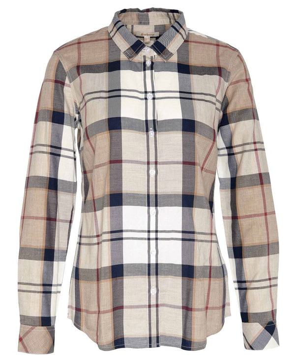 Barbour Ladies Bredon Check Shirt in Hessian Tartan