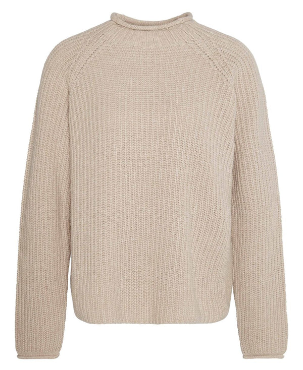 Barbour Ladies Willows Knitted Jumper in Oatmeal