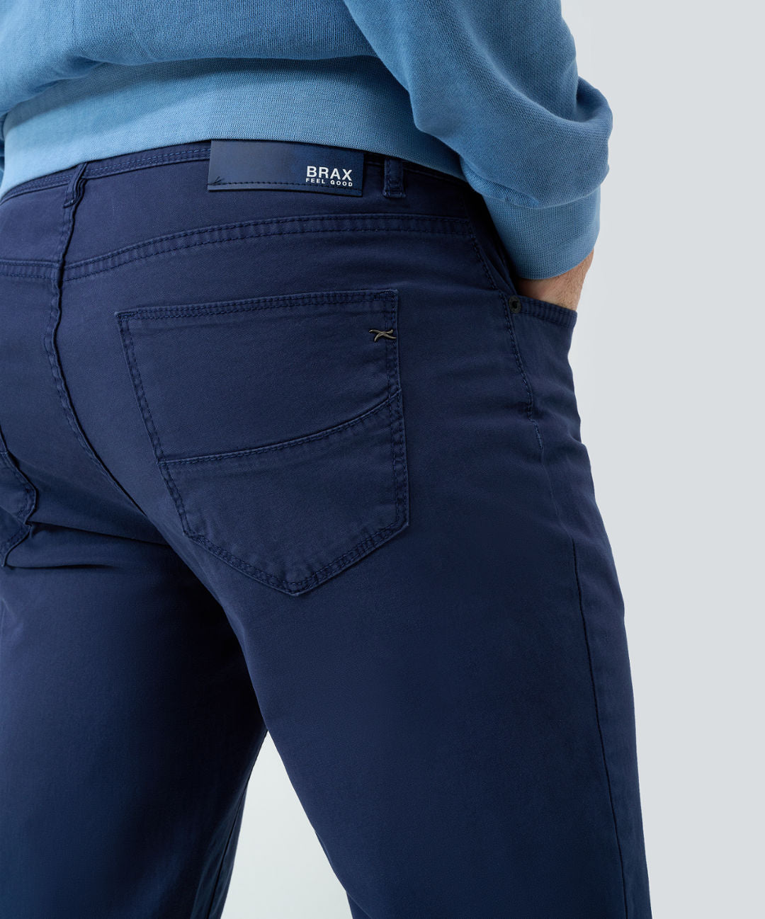 Brax Men's Cadiz Five-Pocket Pants Marathon Material in Manhattan