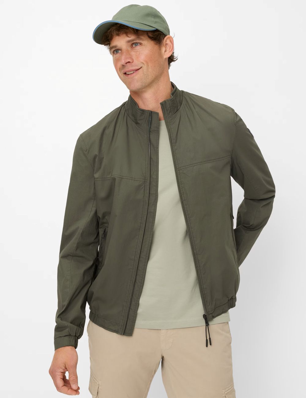 Brax Men's Daytona Ultralight Blouson in Thyme