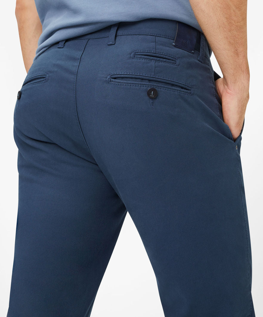 Brax Men's Fabio Hi-Flex Ultra-Elastic Slim Chino in Indigo