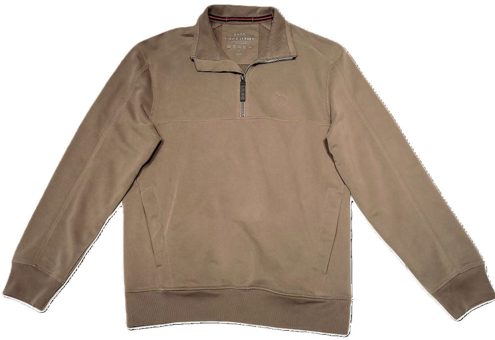 Brax Men's Steve Sweatshirt in Taupe