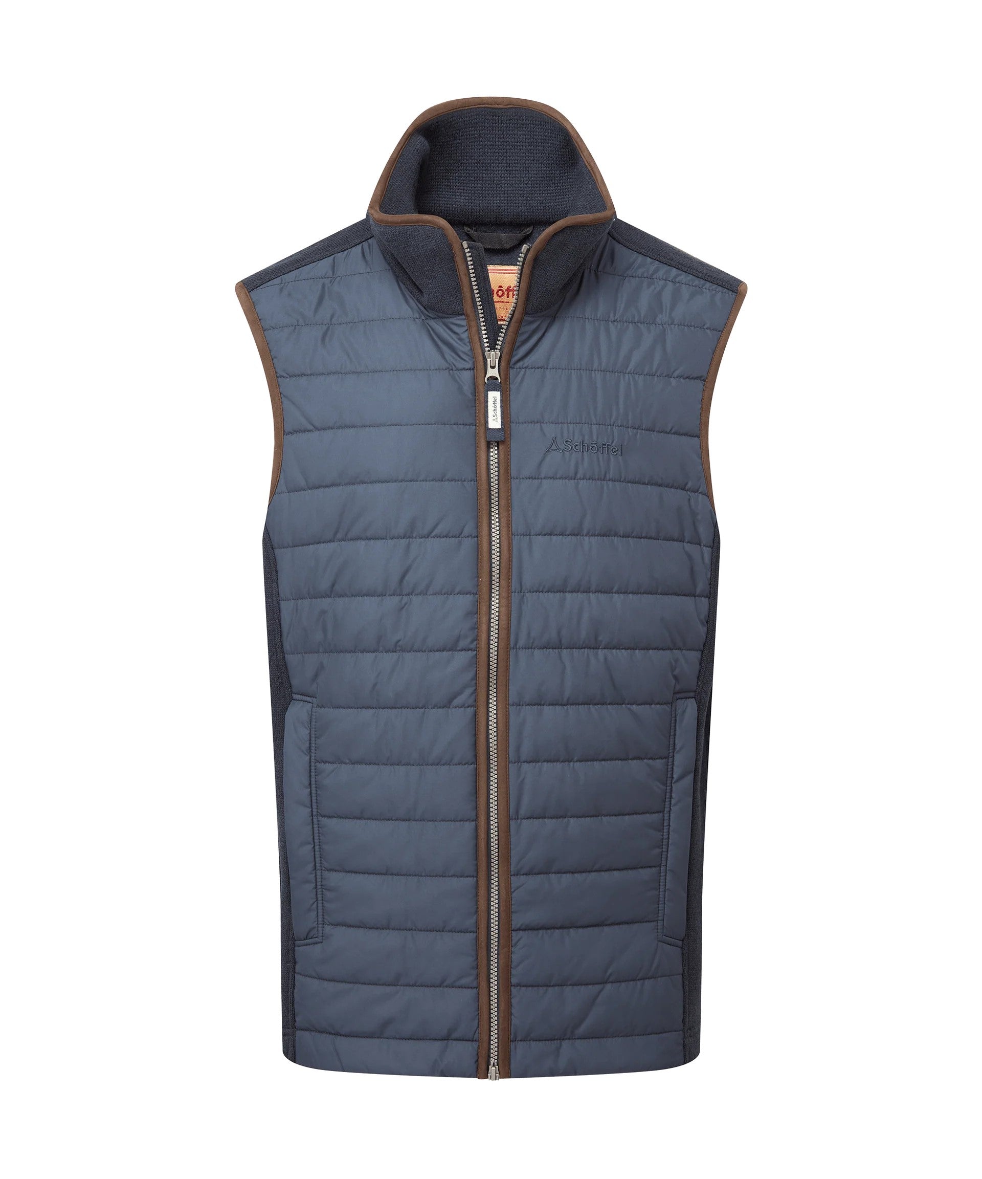 Schoffel Men's Oakham Hybrid Gilet in Petrol Blue