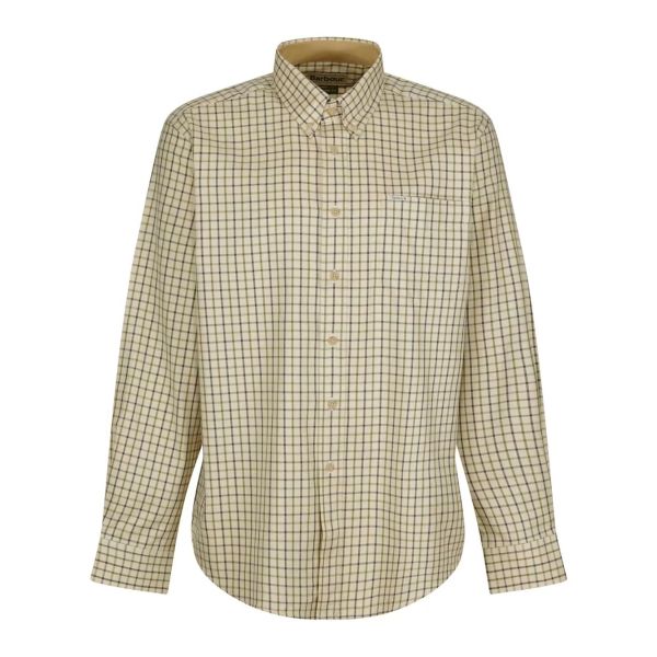 Barbour Men's Sporting Tattersall Shirt in Navy/Olive