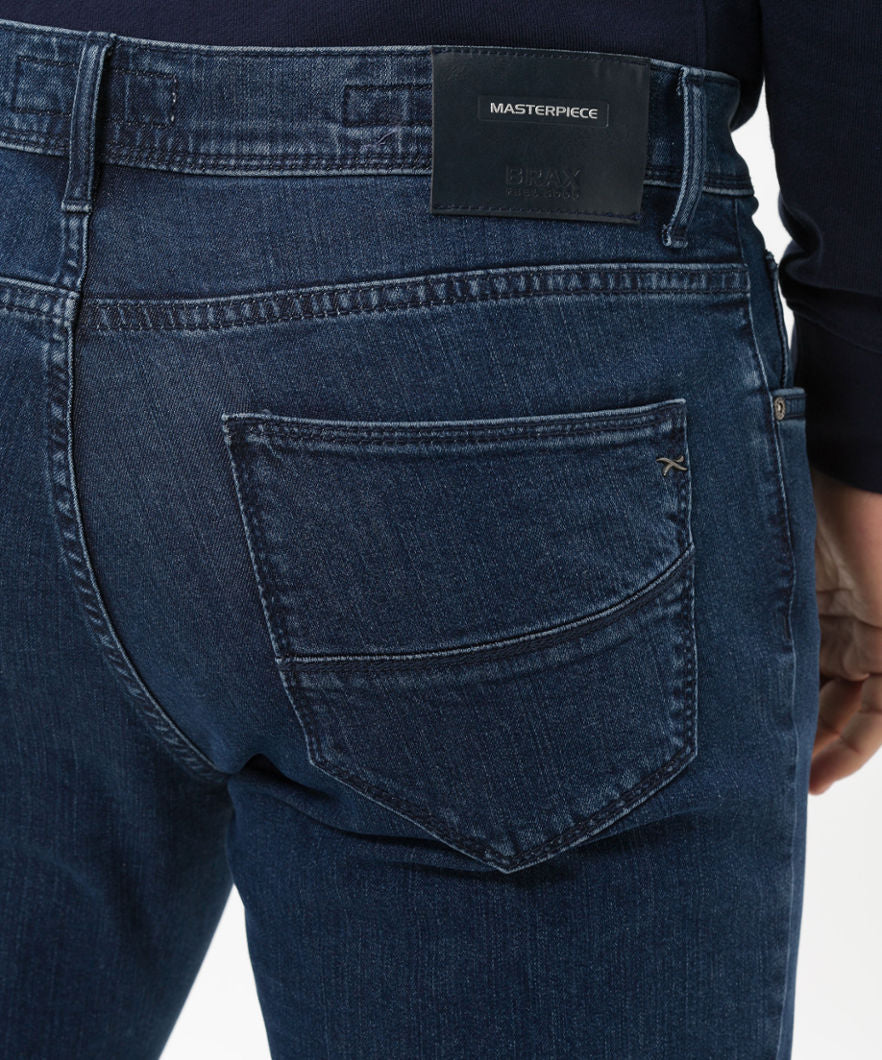 Brax Men's Cadiz Masterpiece Modern 5-Pocket Jeans in Dark Blue