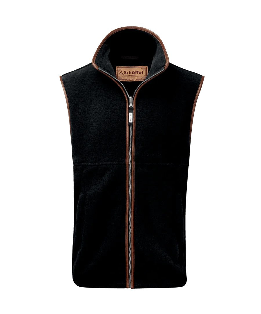 Schoffel Men's Oakham Fleece Gilet in Gunmetal