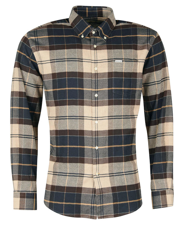 Barbour Men's Hogside Regular Tartan Shirt in Autumn Dress