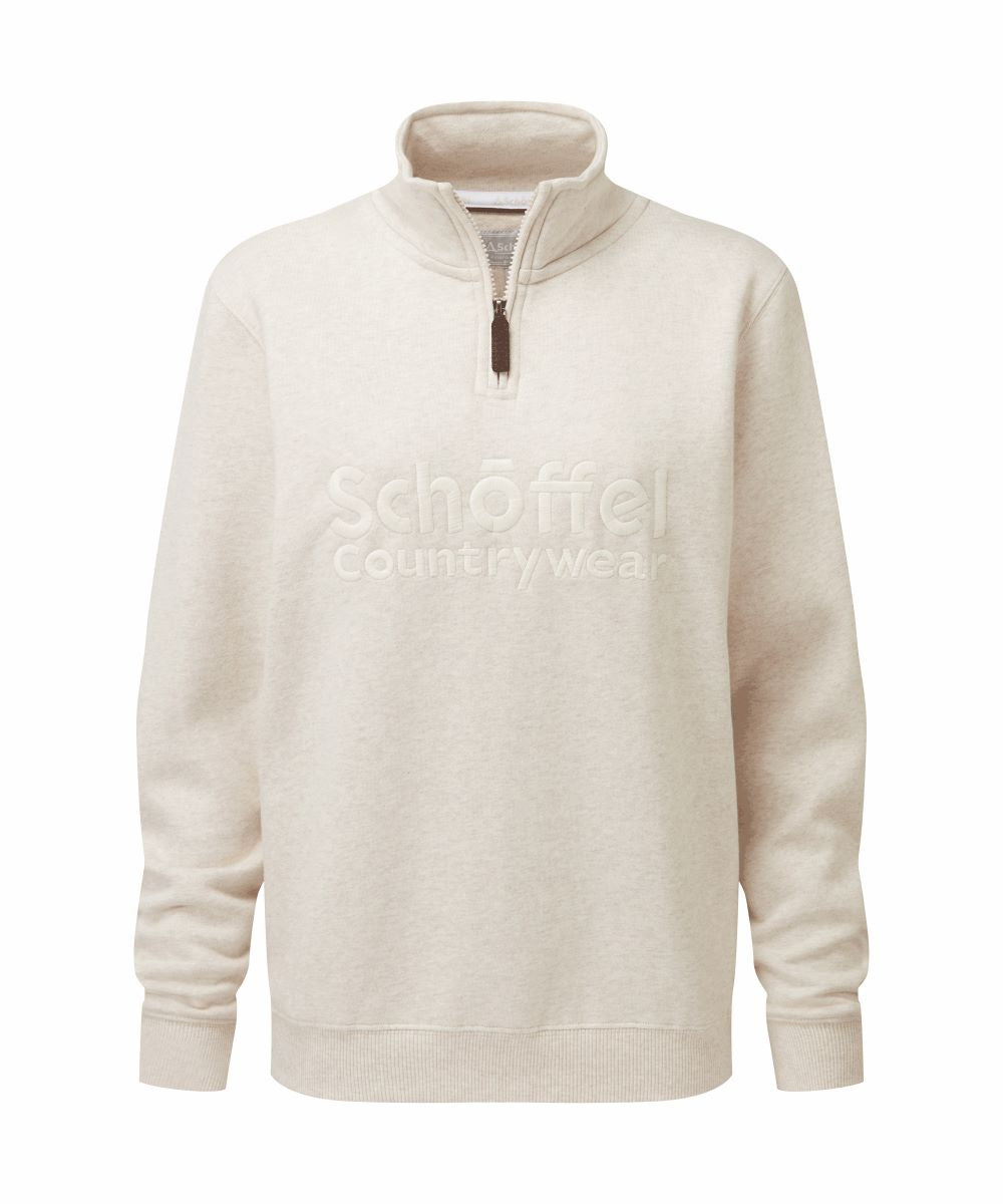 Schoffel Ladies St Issey Sweatshirt in Oat Marl