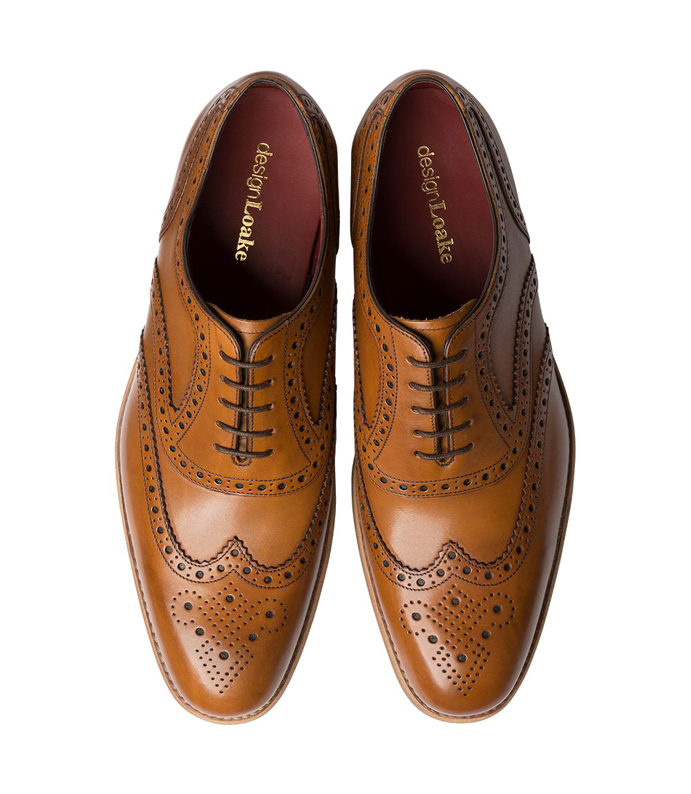 Loake Men's Kerridge Brogue Shoe in Tan – Eric Spencer