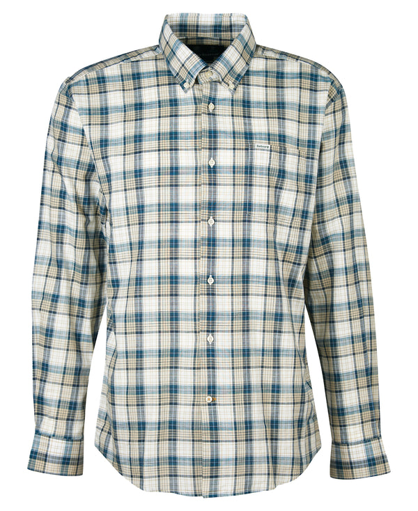 Barbour Men's Sadle Shirt in Stone